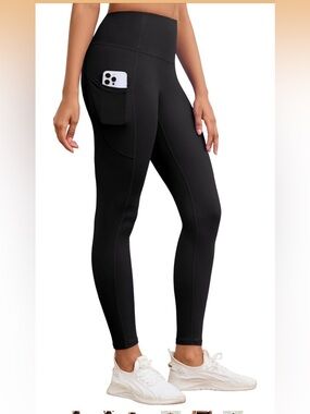 Black High-Rise Women's Stretch Pants